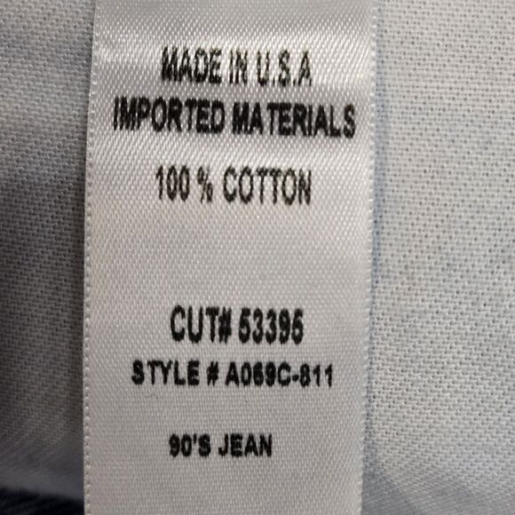 Agolde 90's Jeans Womens 27 High Rise Straight Leg Crop Distressed Busted Knee - Picture 10 of 14